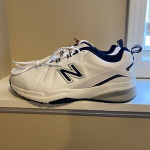 New Balance MX608V5 Men’s 12 4E Wide Training Shoes White Blue